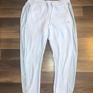 PINK Baby Blue Velour Lounging Joggers